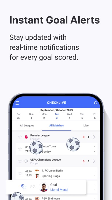 CHECKLIVE – Live Sports Scores Screenshot