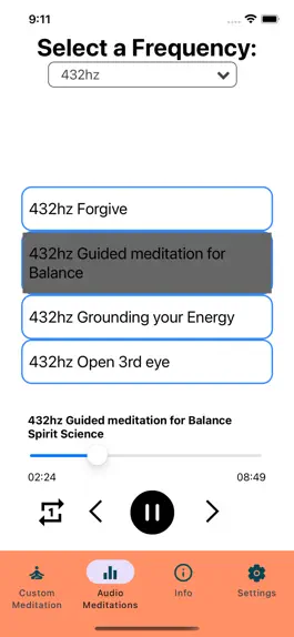 Game screenshot Solfeggio Healing Frequencies apk