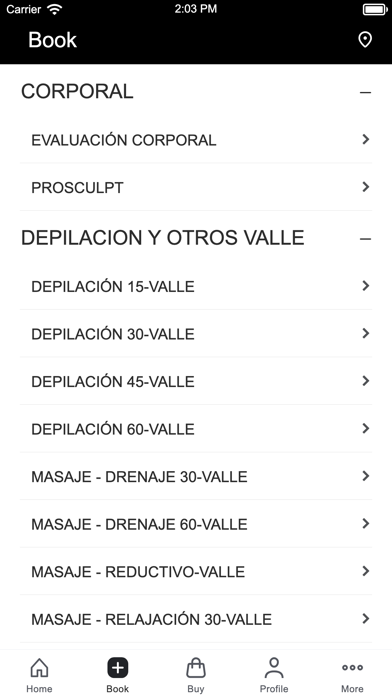 NCA, Nutrición Cuerpo y Alma Screenshot