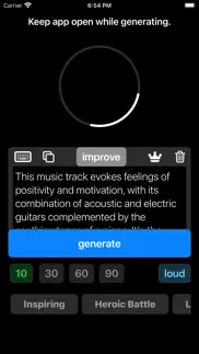 ai music generator song makers iphone screenshot 2