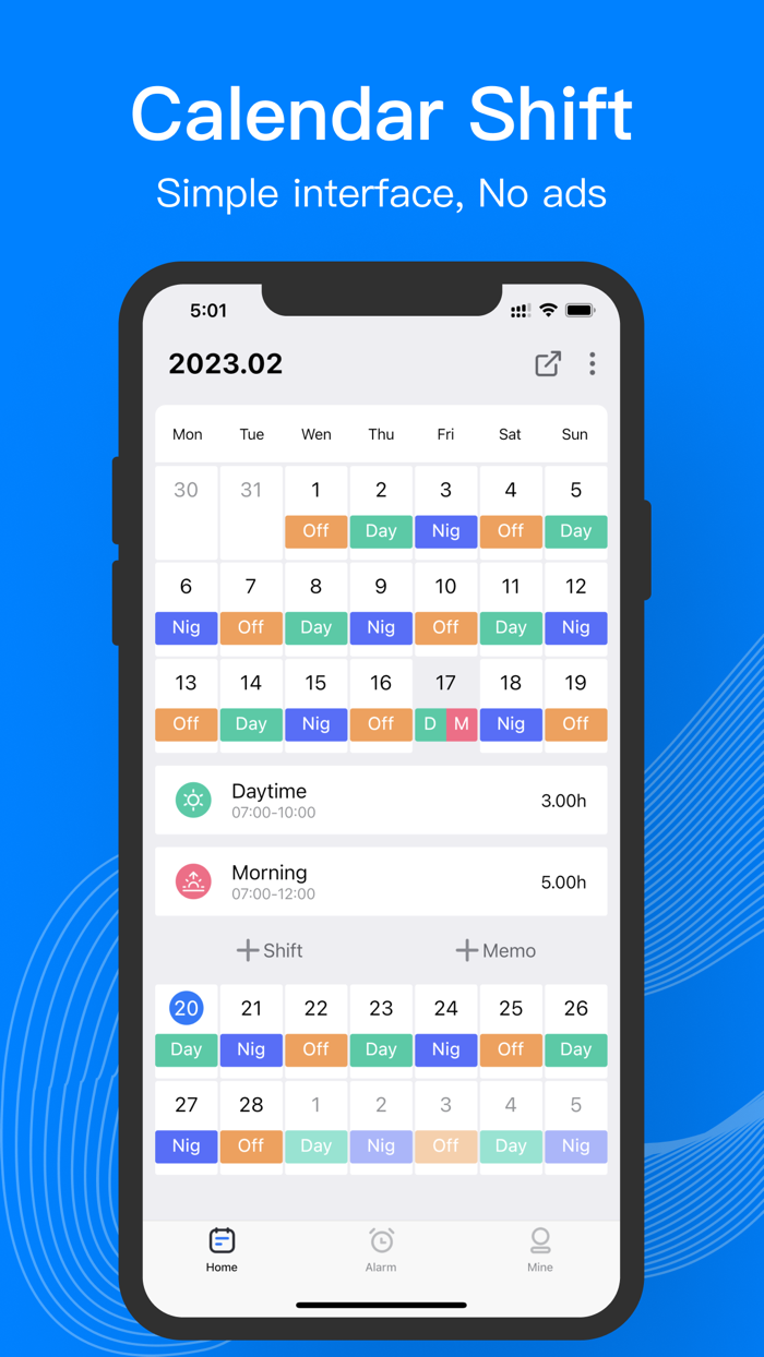 Shift Calendar-Work Tracker