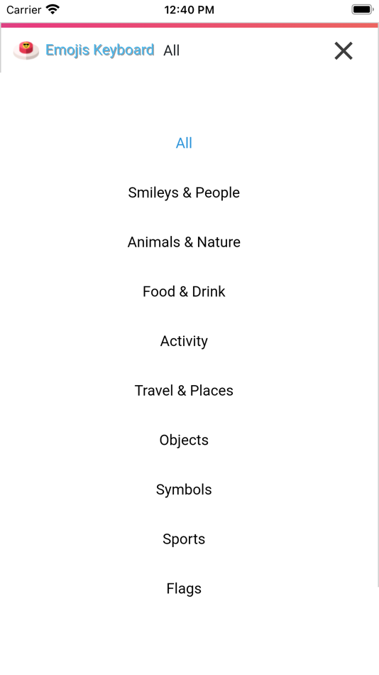 #2. Emojis Keyboard (iOS) By: Hopebest Inc Limited