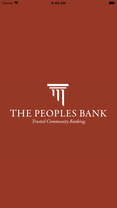 The Peoples Bank SC Mobile Screenshot