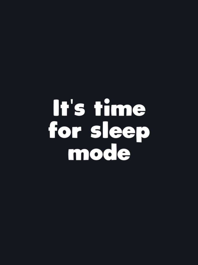 ‎Sleep Mode. Screenshot