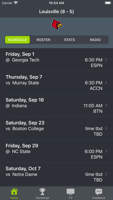 Screenshot #3 pour Louisville Football