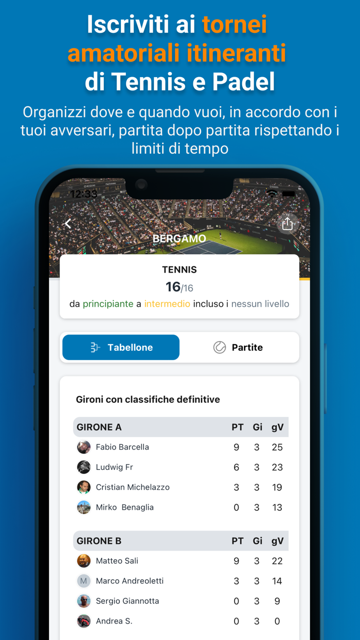 Gameset - Tennis e Padel
