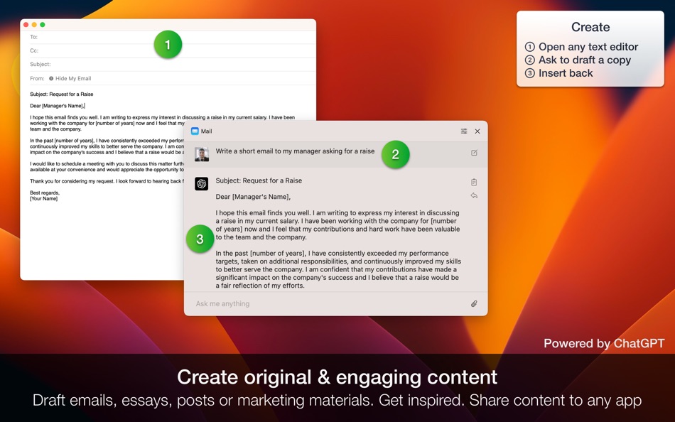 #1. Autopilot • Writing AI Chatbot (macOS) Podle: Denk Alexandru
