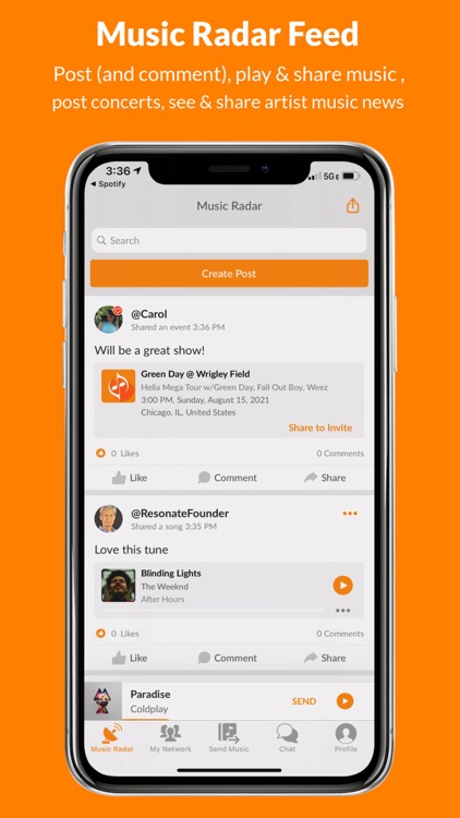 Resonate: Music Messenger