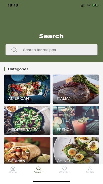 World Recipes App Screenshot