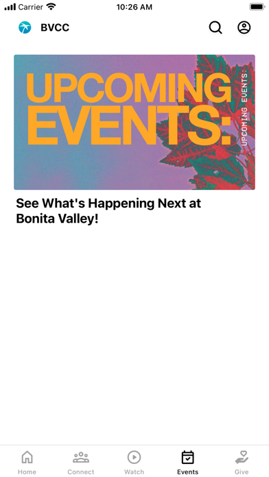 Bonita Valley Community Church Screenshot
