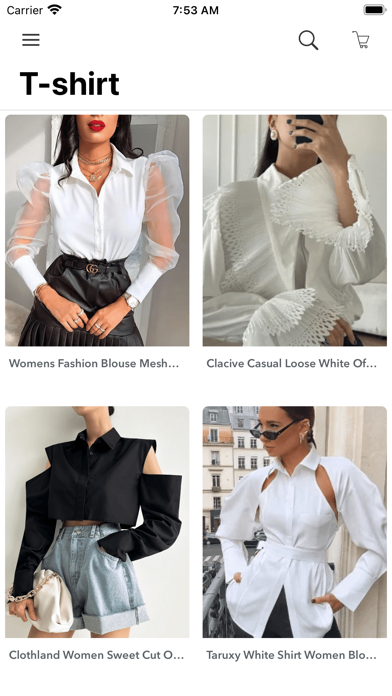Women Clothing Fashion Shop Screenshot
