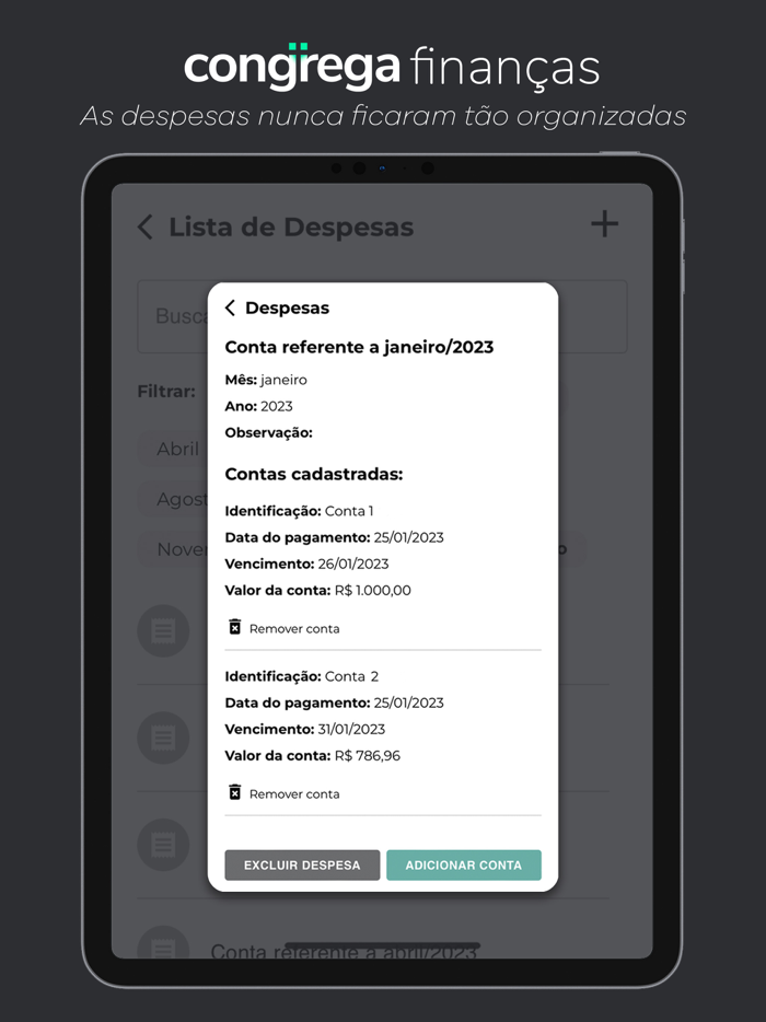 Congrega - Gestão para Igrejas