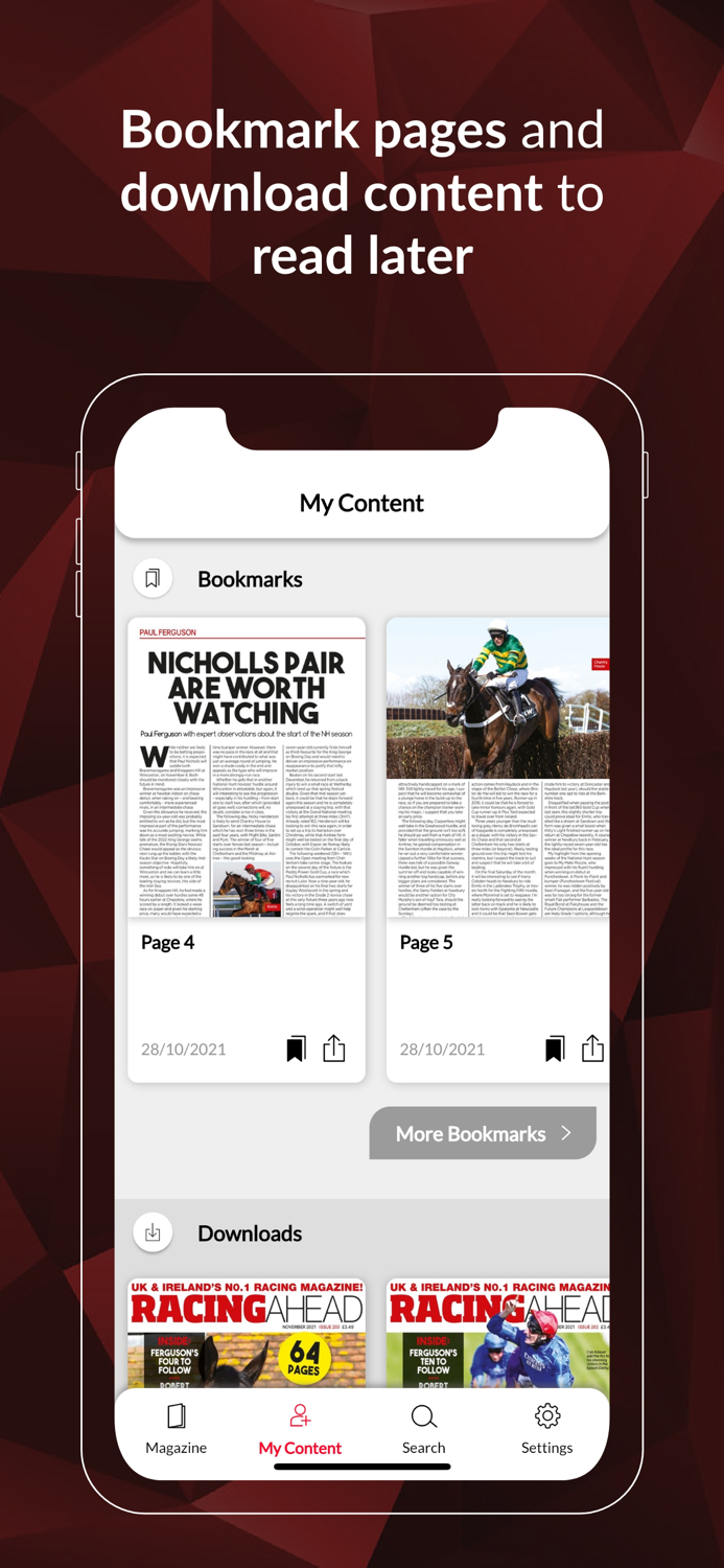 Racing Ahead Magazine