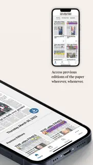 the times e-paper iphone screenshot 2
