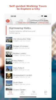 gpsmycity: walks in 1k+ cities iphone screenshot 1