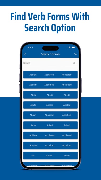 English Verbs - V1 V2 V3