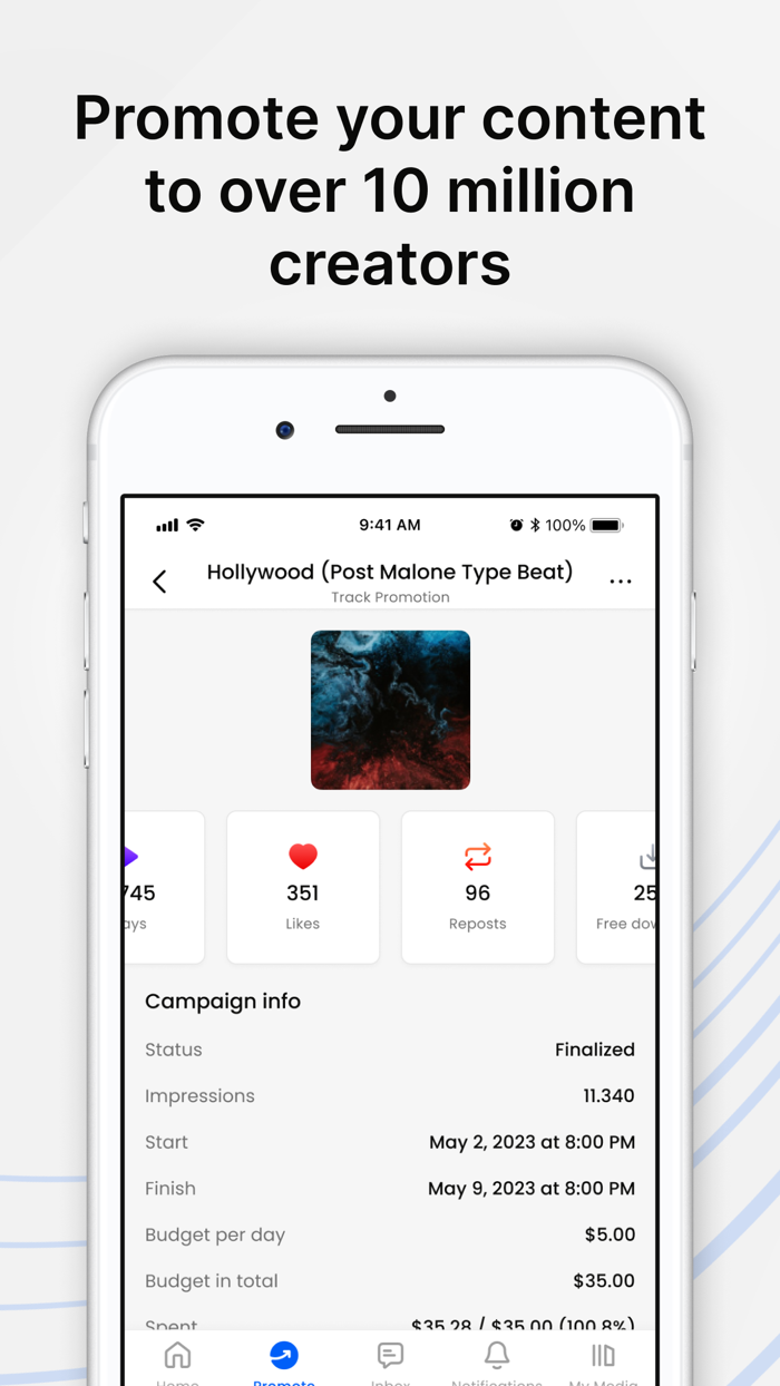 BeatStars Studio My Media