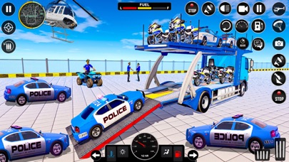 Police Car Transport Truck Screenshot