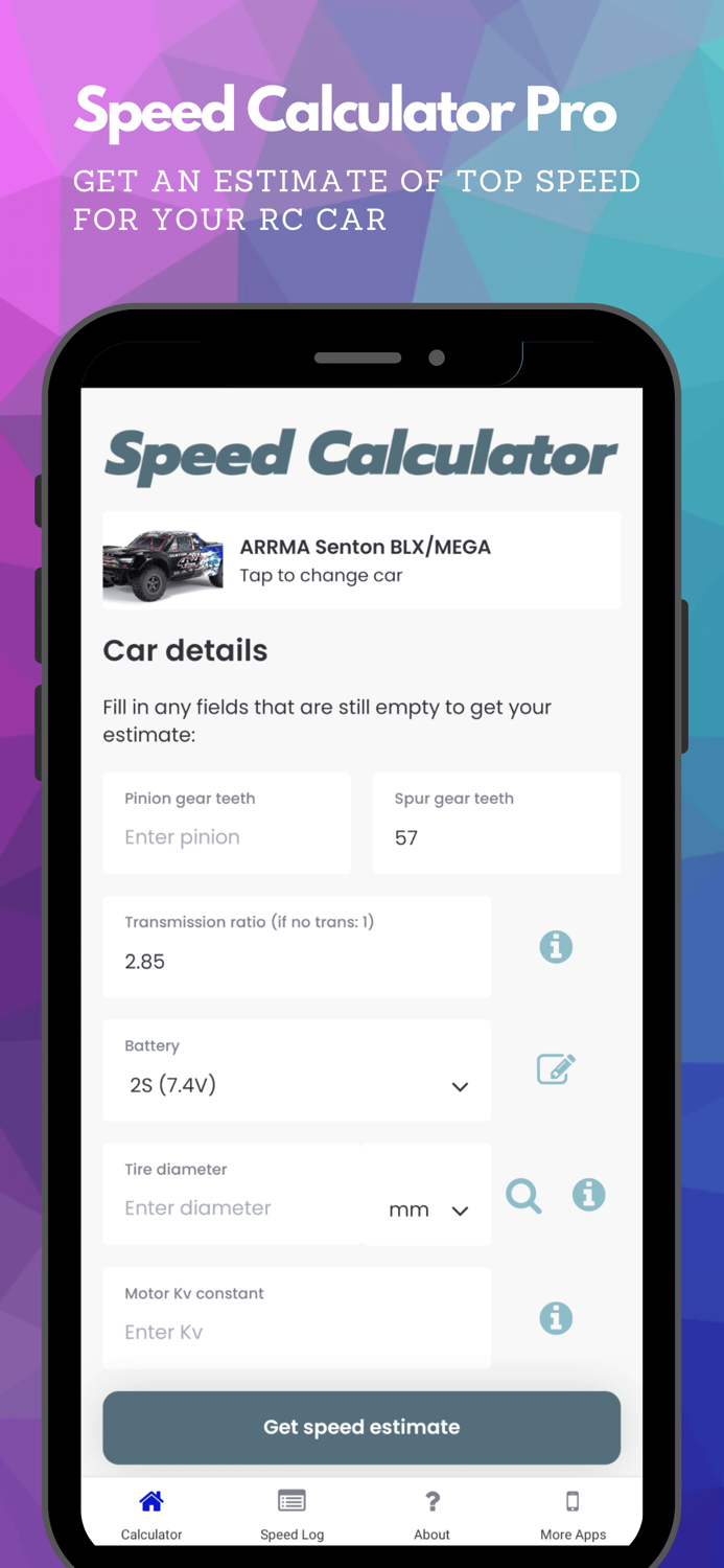 RC Speed Calculator Pro