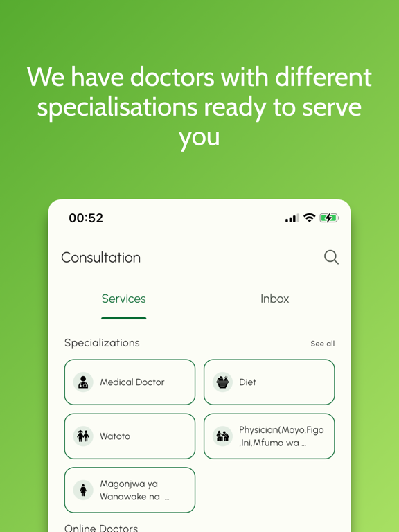 Afyachap iPad screenshot 3 - Medical app