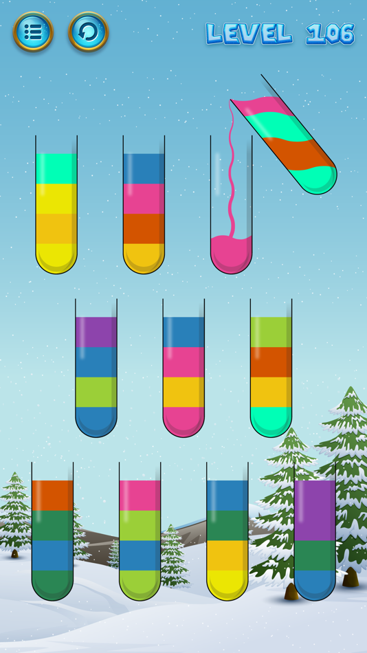 #8. Water Sort Puzzle Bottle Game (iOS) Podle: Kavita Gabani