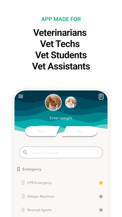 Vet Easy - Drugs & Calculators Screenshot