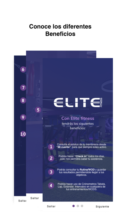 Elite Fitness Screenshot
