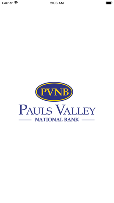 Pauls Valley National Bank Screenshot
