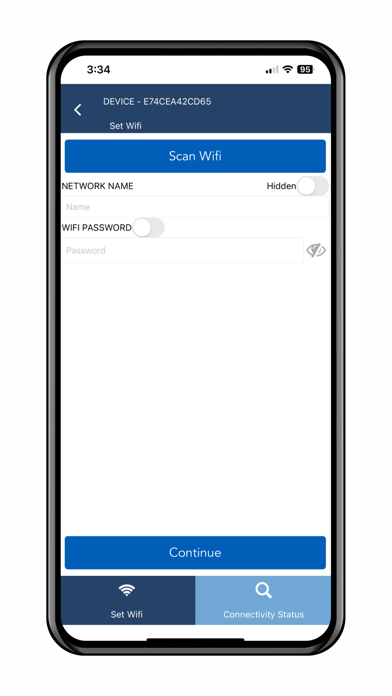 Mesh WiFi Provisioning Screenshot