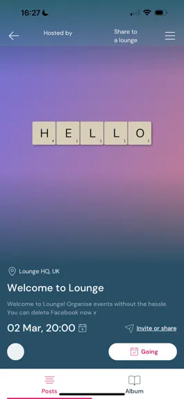Game screenshot Lounge - Groups & Events hack