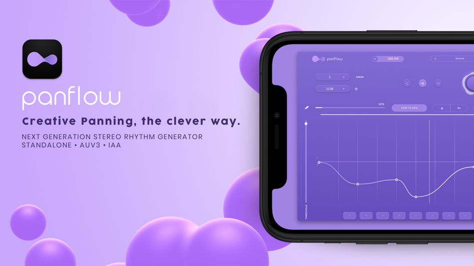 #1. Panflow (iOS) 由: AUDIOMODERN
