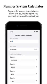 number system calculator pro iphone screenshot 1