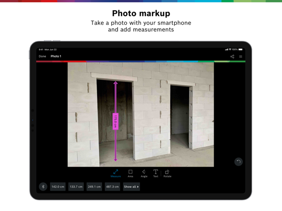 MeasureOn iPad app afbeelding 2