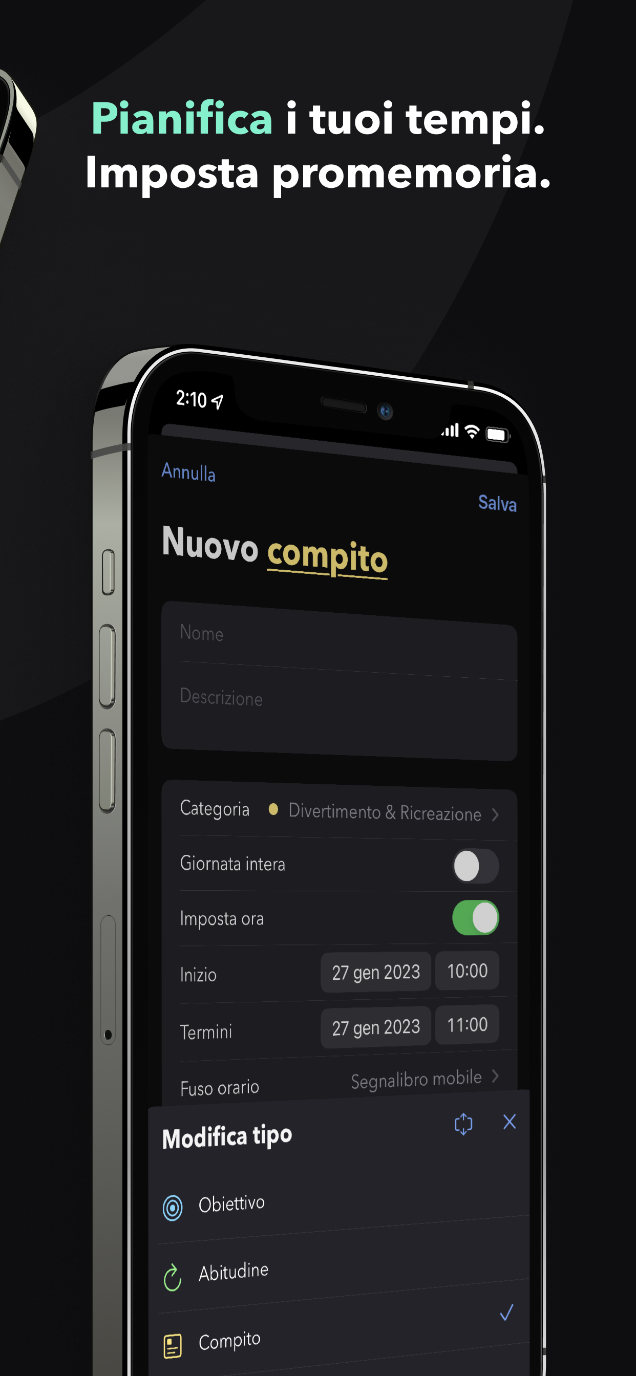 Plime: Pianifica e monitora