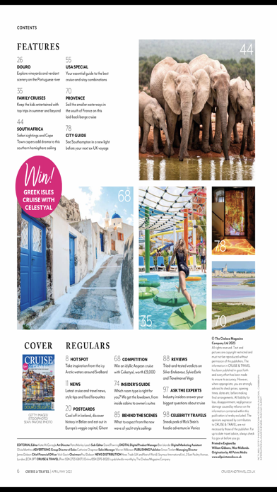 Cruise & Travel Magazine Screenshot