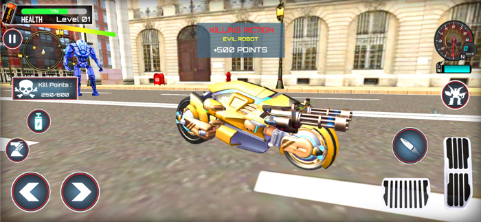 Superhero Robot Action Game