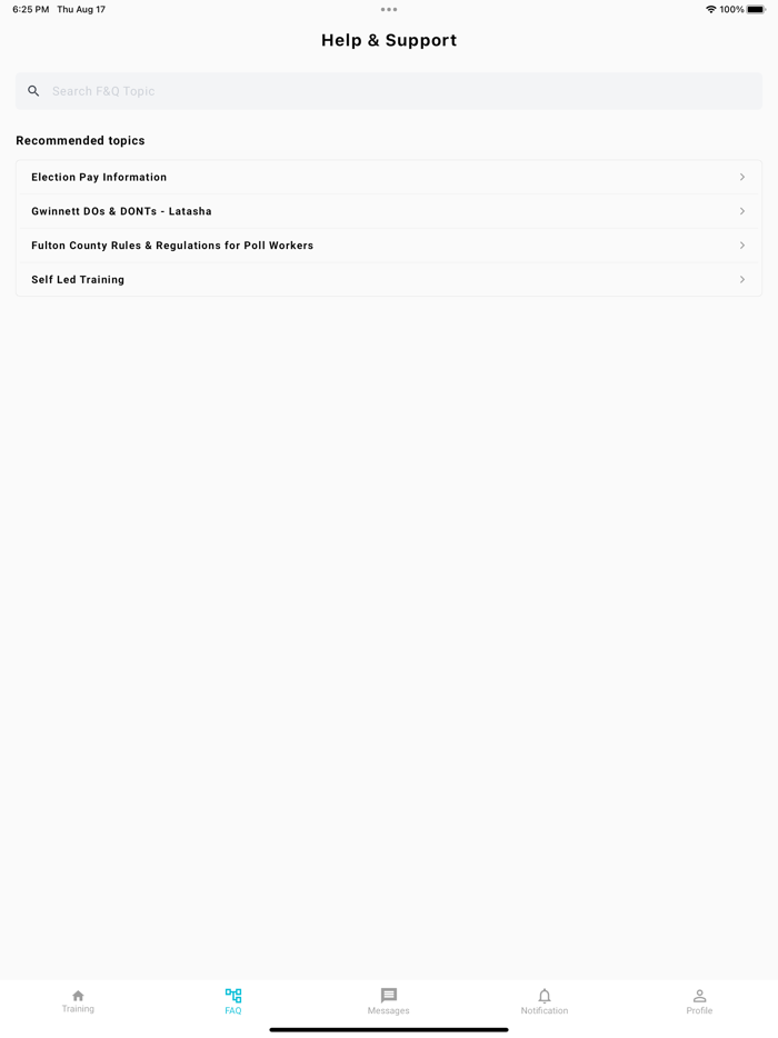 BallotDA Poll Worker App