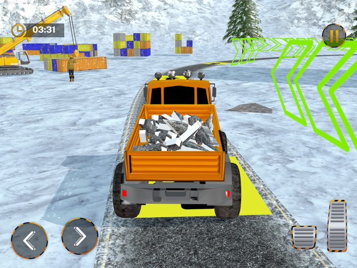 Snow Heavy Construction Game