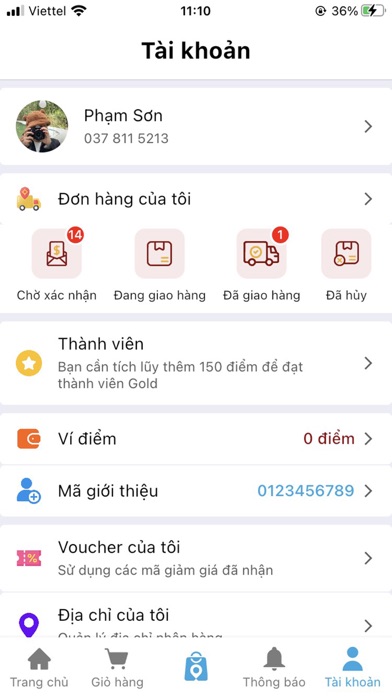 Infinity Shopping Screenshot
