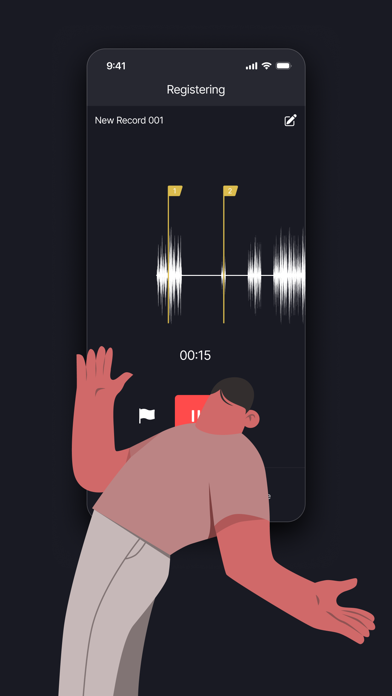 Grooz Voice Recorder Screenshot