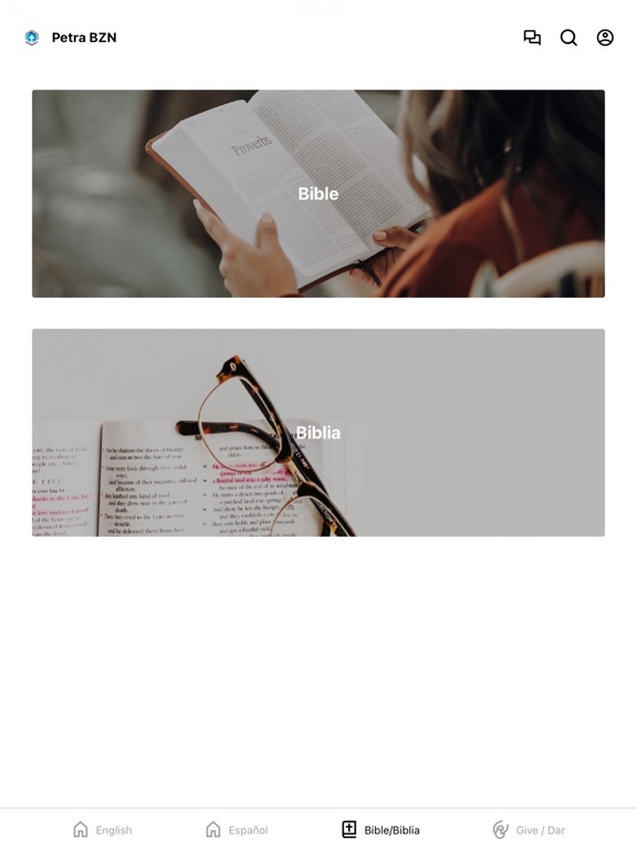 Petra Bible Church Bozeman iPad screenshot 3 - Education app