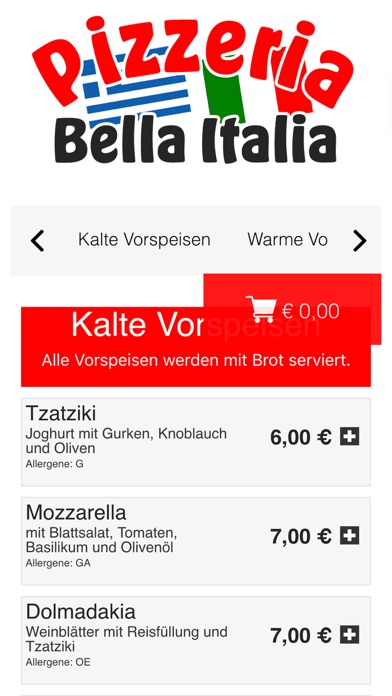 Bella Italia Gmünd Screenshot