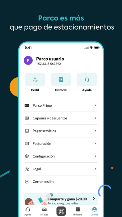 Parco: Paga tu estacionamiento Screenshot