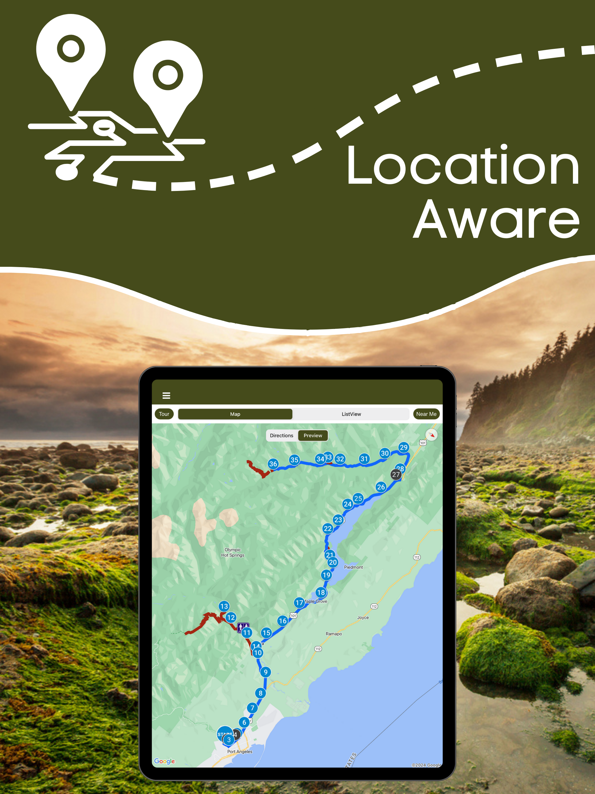 Olympic National Park GPS Tour