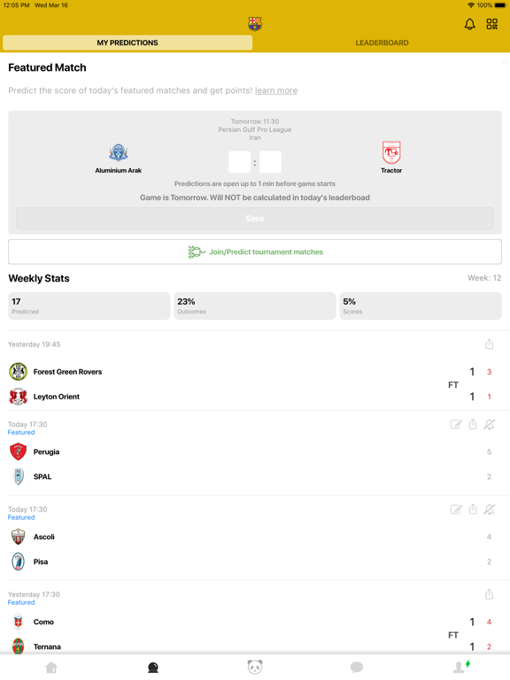 TheFutbolApp iPad screenshot 2 - Sports app
