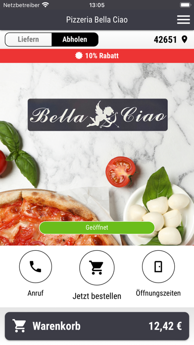 Pizzeria Bella Ciao Screenshot