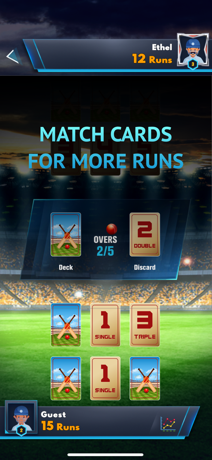 Cricket Card Game