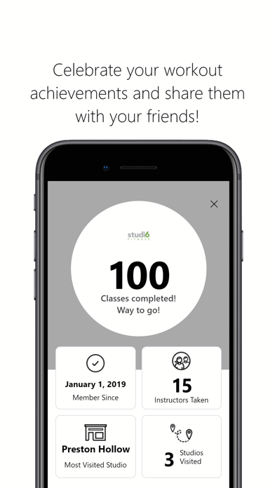 Studio 6 Fitness Screenshot