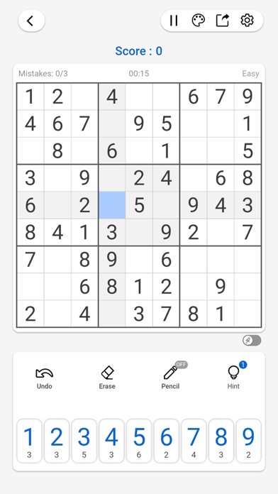 Sudoku - Number Brain Gamesのおすすめ画像1