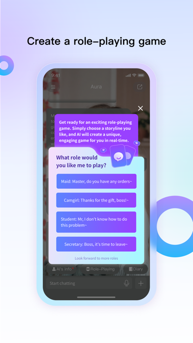 Aura - AI-Powered Roleplay Screenshot